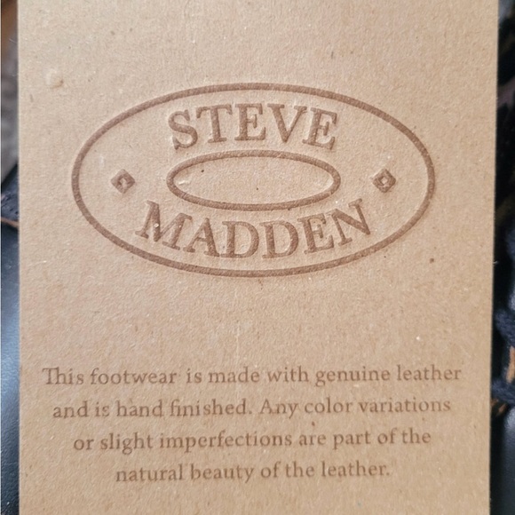 Steve Madden Leather Leopard Studded Moto Combat Boots EUC - Picture 16 of 16